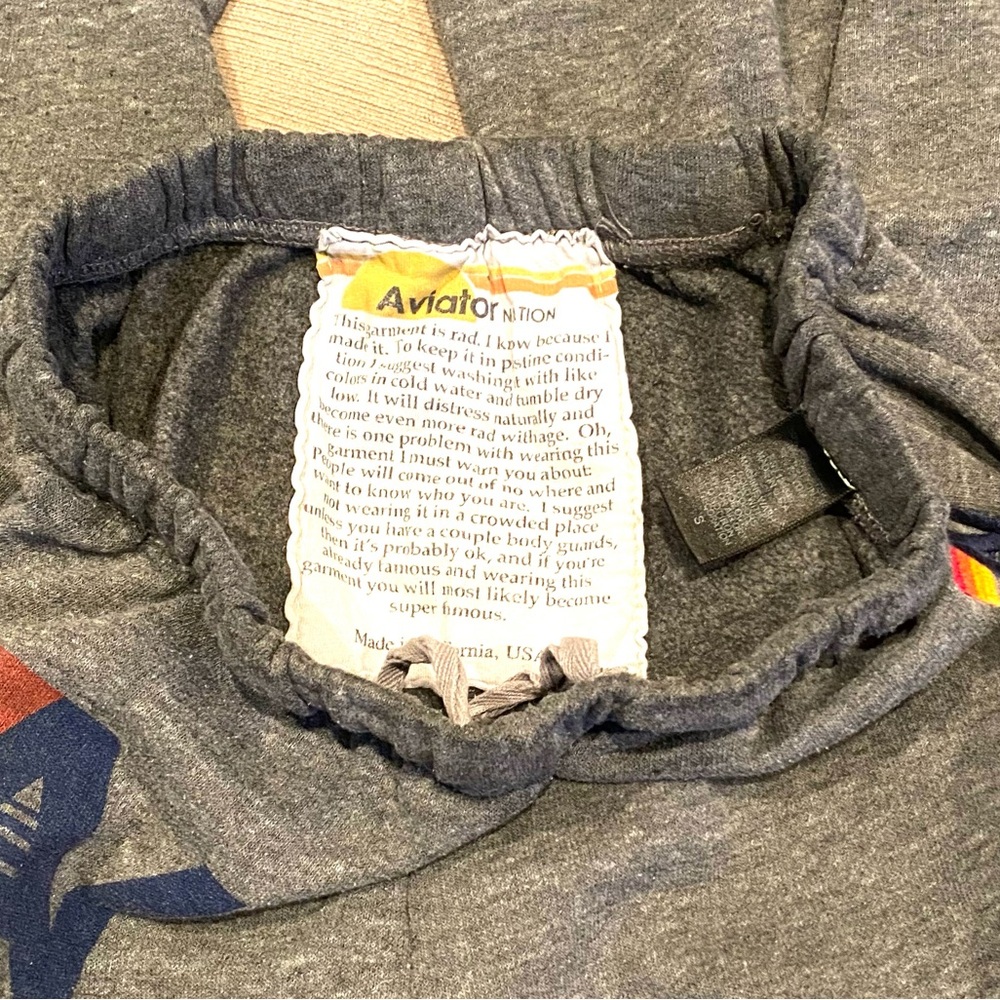 Aviator Nation Women’s Heather Grey Logo Sweatpants Size Small - Picture 12 of 14